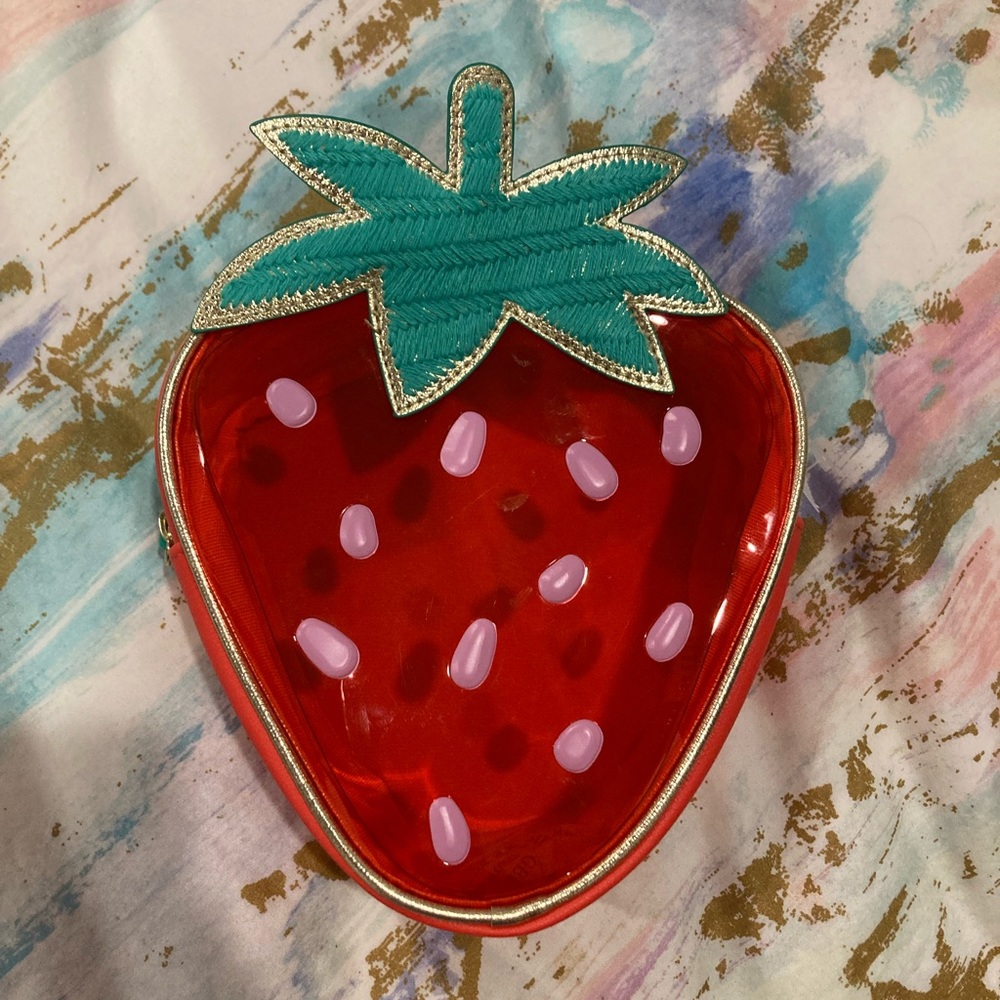 Strawberry Shaped Red Novelty Crossbody Bag